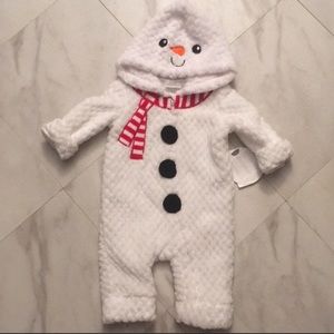 Infants snowman coverall